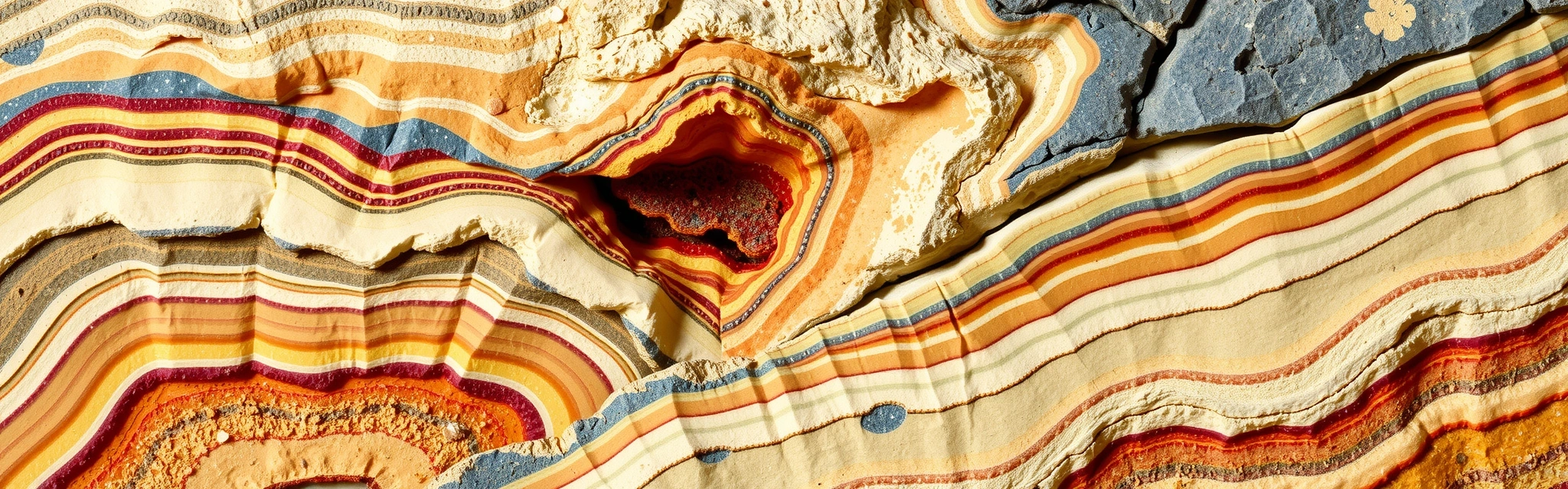 Symbol für strukturierte Schichten und Klarheit